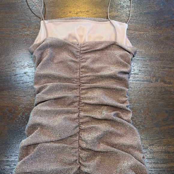 ✨ Hoco Dress!!!! - XS - Sparkly Beige ✨ - Picture 3 of 10